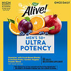 Nature's Way Alive!® Once Daily Men's 50+ Ultra Мультивітаміни + мінерали+ екстракти для чоловіків 50+,  60 таб, фото 5