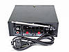 Підсилювач звуку BM AUDIO BM-606BT FM USB Блютуз + Караоке, фото 5