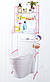 Полиця-стелаж підлоговий над унітазом (рожева) Washing Machine Storage Rack, фото 2