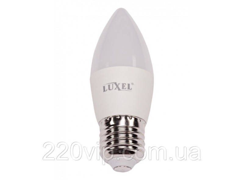 Лампа C37 10W 220V E27 свічка 4000K (042-NE) Luxel led, нейтральне світло, світлодіодна Люксел-лампочка-свічка