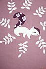 ОПТОМ Піжама штани і кофта рожева "Білочки" (128 див.) Pikidor 8681021254386, фото 4