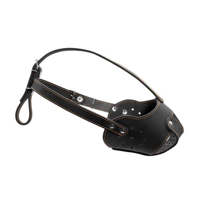 Намордник CoLLaR шкіра чорний стаф 06241 (4820082491321)