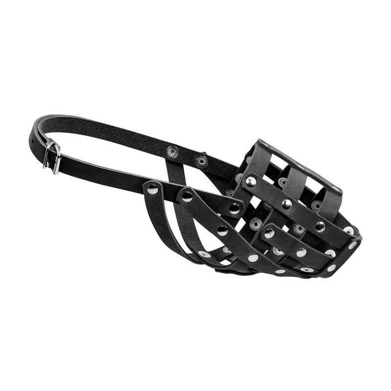 Намордник CoLLaR шкіра чорний м'який No2 06291 (4820082491369)