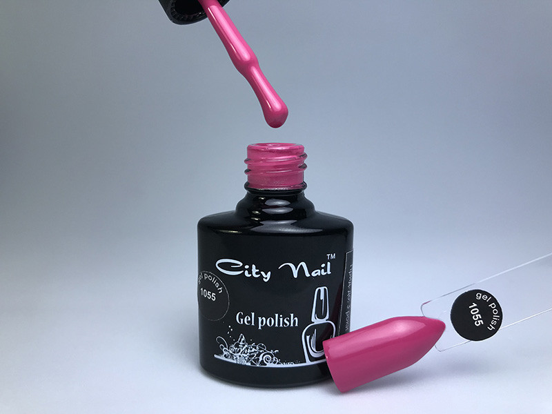 Гель-лак маджента ( темна фуксія ) CityNail №1055 - Гель-лак Фуксія - Якісний гель лак Преміум Клас, фото 1