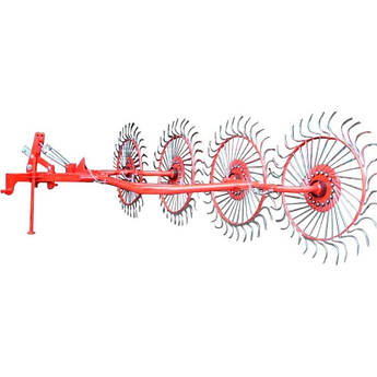 Граблі до трактора ворушилки польські 4 колісні "Сонечко"