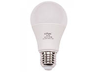Лампа A60 10W 220V E27 3000K (060-HE) Luxel led, теплый свет, светодиодная Люксел лампочка шар