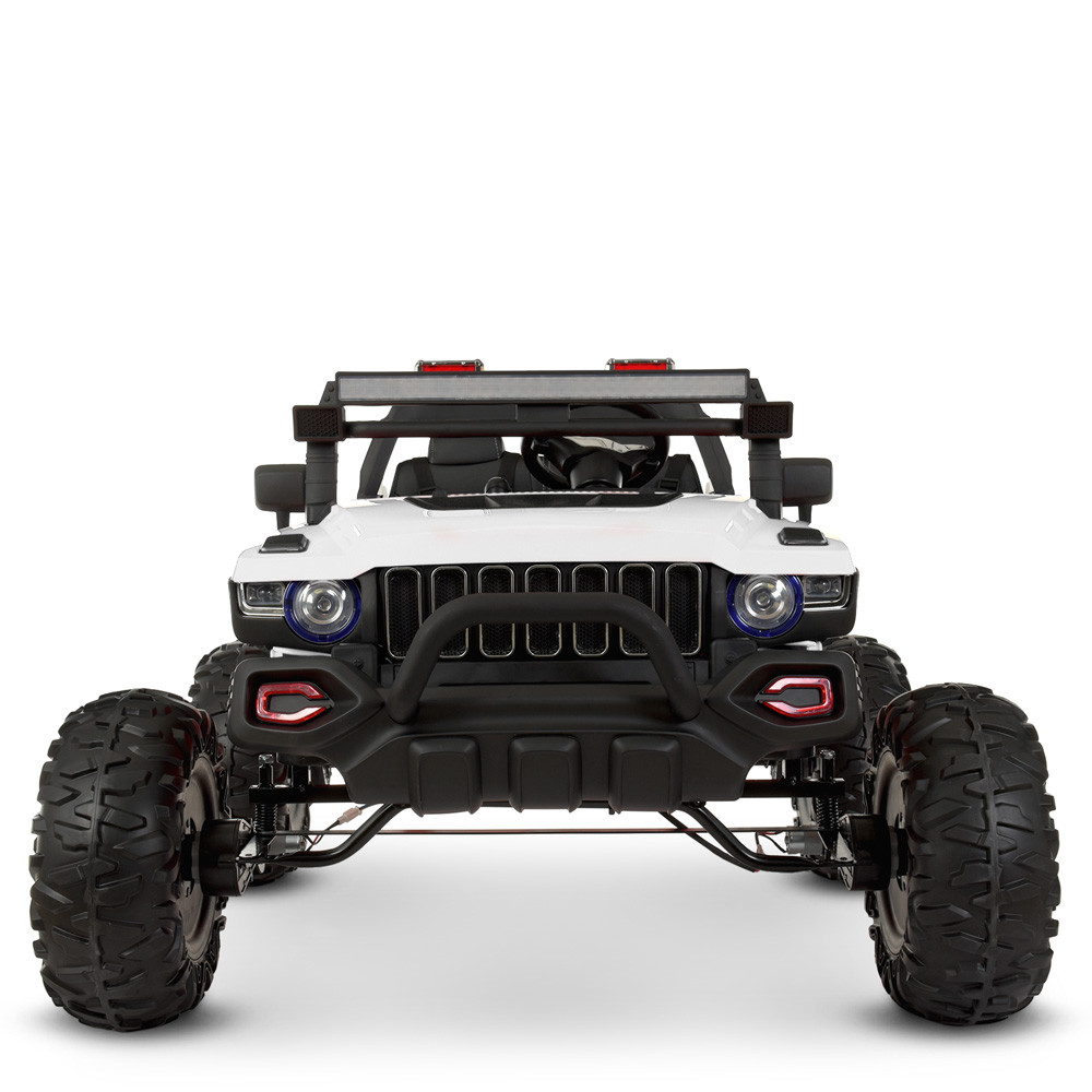 Детский двухместный электромобиль джип багги квадроцикл 4WD Bambi Racer M 4531EBLR-1 Hummer белый 4 мотора ** - фото 8 - id-p1327034290