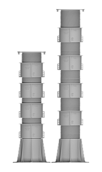 Регульована опора (576-795 мм) До-А4 + 4шт. K-CL (K-A9)