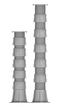 Регульована опора (682-939 мм) До-А4 + 5шт. K-CL (K-A10)