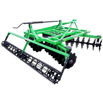 Дискова борона з котком 3,15 м Bomet для трактора чотирьохсекційна навісна