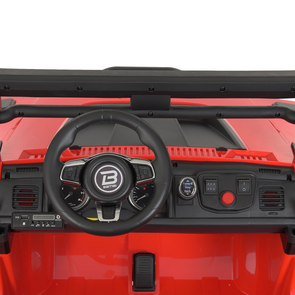 Детский двухместный электромобиль джип багги квадроцикл 4WD Bambi Racer M 4531EBLR-3 Hummer красный 4 мотора * - фото 9 - id-p1327037919