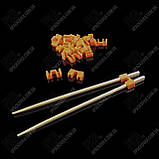 Палички круглі для суші 20 см. індивідуальній БІЛІЙ упаковці 100 шт/уп, фото 2