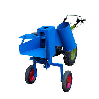 Подрібнювач гілок до мотоблока - гілкоподрібнювач ДР17 (рубалка гілок)