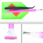 Алмазна вишивка, осінній парк 20х30 см, квадратні стрази, повна викладка, фото 2