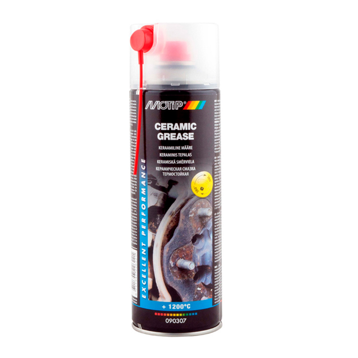 Керамическая термостойкая смазка Motip Ceramic Grease -40°С/+1200°С 500 мл (090307BS) - фото 1 - id-p1266350469