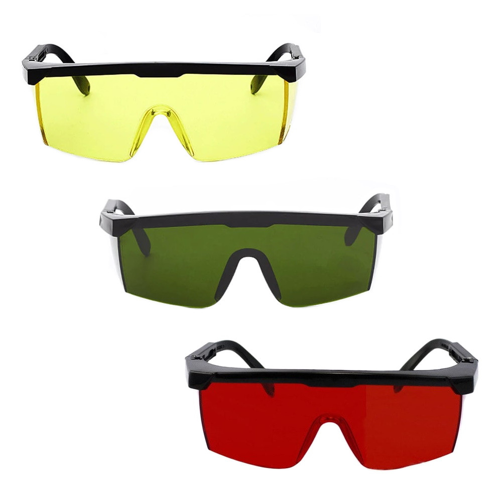 Захисні окуляри жовті/зелені/червоні від синього лазера/червоного/зеленого спектра FUERS GLS-3, бюджетна ціна!, фото 1