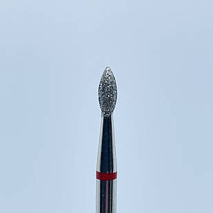 Фреза для фрезера для манікюру і педикюру алмазна Брунька 2.1мм червона