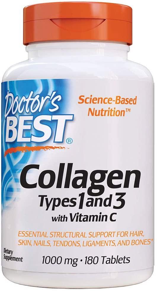 Doctor's Best Collagen Type 1+3 with C 180 таблеток
