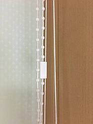 Кліпса сполучна для ланцюжка керування вертикальними жалюзі біла