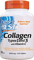 Doctor's Best Collagen Type 1+3 with C 540 таблеток