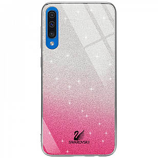 Swarovski Case for Samsung A307 (A30s) Pink