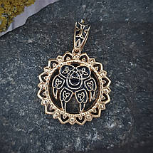 Печатка Велеса, Вовча лапа, кулон, оберіг, амулет, фото 2