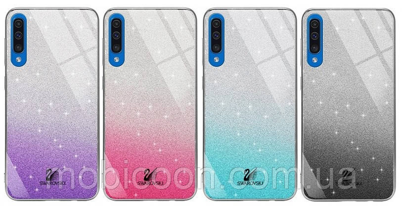 Swarovski Case for Samsung A307 (A30s) Pink