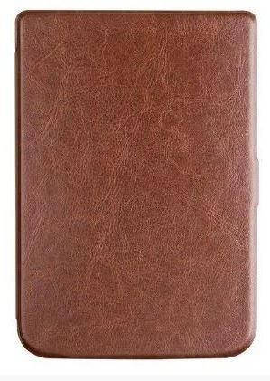 Обкладинка чохол для PocketBook Touch Lux 5 628 автосон коричневий, фото 3