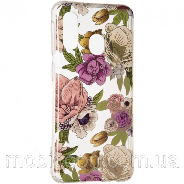 Чохол Gelius Flowers Shine для Samsung A405 (A40) Rose, фото 1