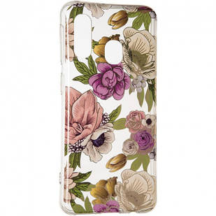 Чохол Gelius Flowers Shine для Samsung A405 (A40) Rose