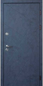 Вхідні двері Форт-М Престиж Авалон бетон антрацит вулиця