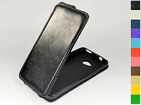 Відкидний чохол з натуральної шкіри для HTC One 801e