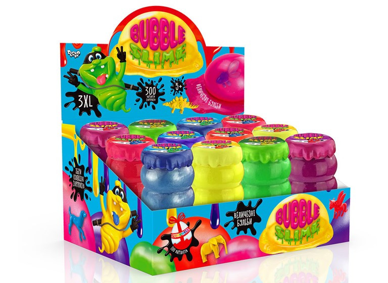Слайм Danko Toys Bubble Slime в асортименті (ДТ-СО-16-16), фото 1