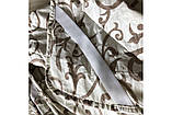 Захисний антиалергенний наматрацник білий з вензелями 140х200 бязь/синтепон (2234), фото 5