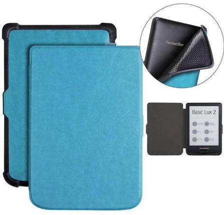 Чохол обкладинка PocketBook Basic Lux2 616 617 АвтоСон синій, фото 1