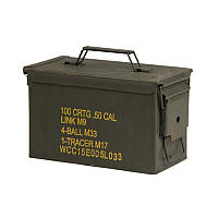 Ящик для набоїв Ammo Box Cal. 50/5.56 олива метал, оригінал США