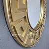 Дзеркало у ванну біле із золотом Riga R3, фото 3