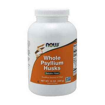 Цілісна лушпиння подорожника Now Foods Whole Psyllium Husks (340 g)