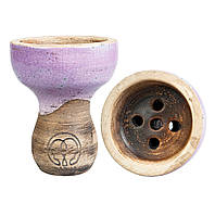Глиняная чаша для кальяна Karma Фиолетовая