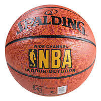 Баскетбольный мяч Spalding №7 PU NBA WideChannel SPL7PU/WH