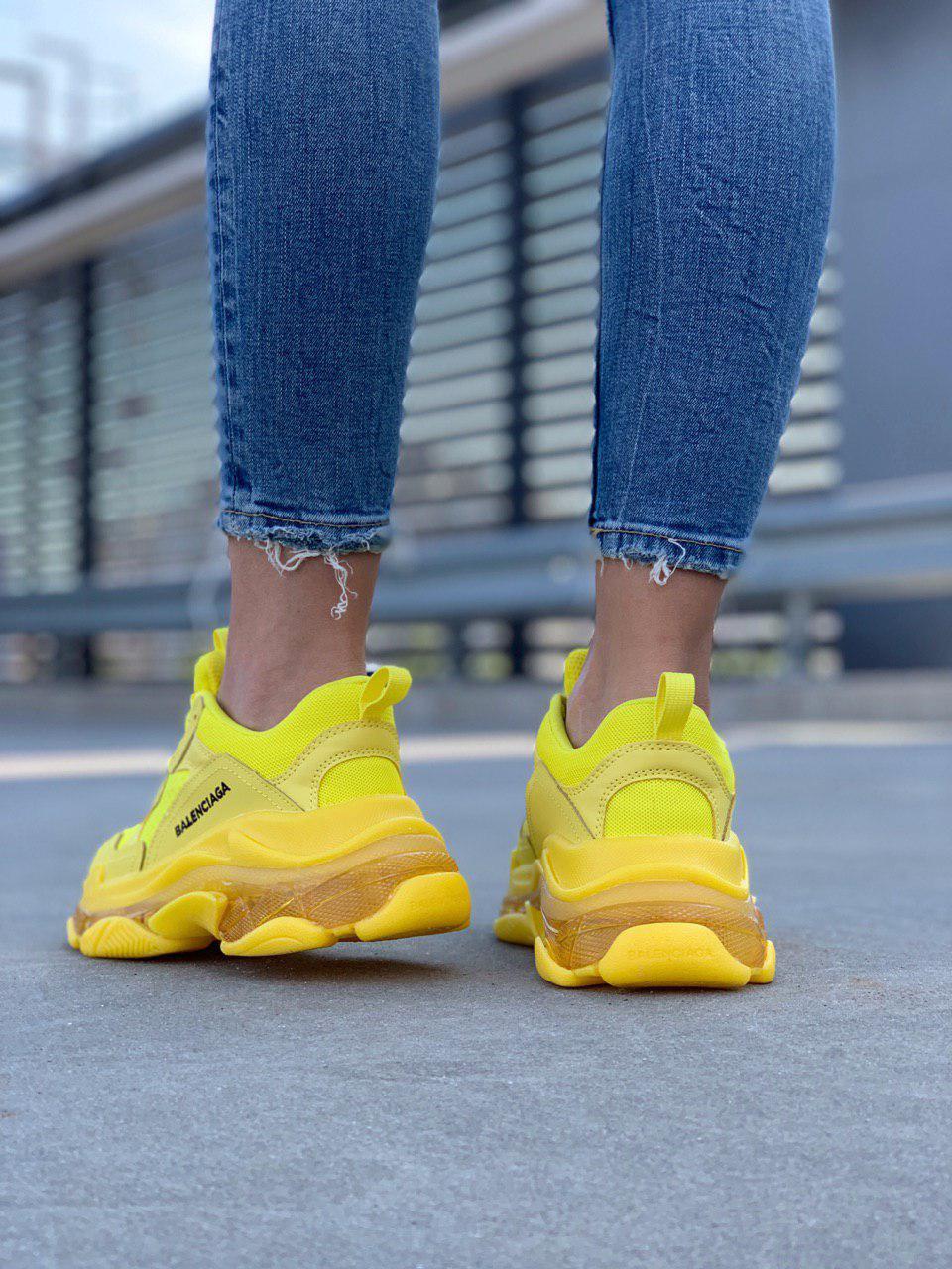 Yellow balenciagas sales