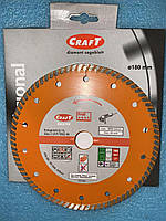 Алмазний відрізний диск D180 CRAFT Professional