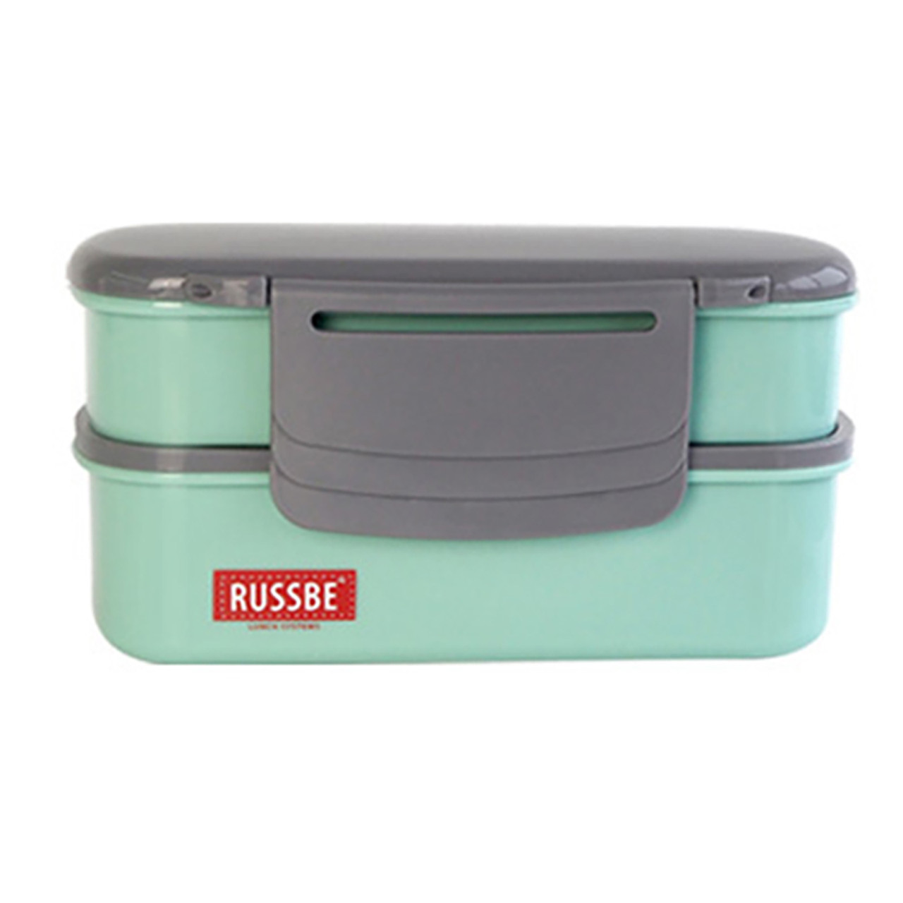 Двошаровий ланч-бокс Russbe, 770 мл, зелений