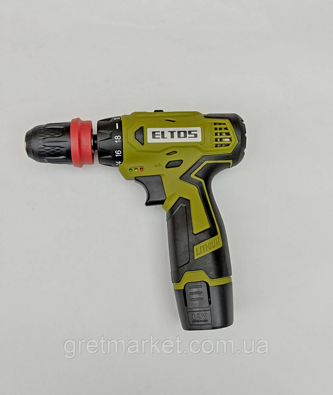 Шуруповерт акумуляторний ELTOS ДА-12M / DFR
