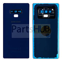 Задня кришка Samsung Galaxy Note 9 N960F синій оригінал Китай зі склом камери