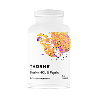 Thorne Research Бетаингидрохлорид і пепсин / Betaine HCI & Pepsin 450