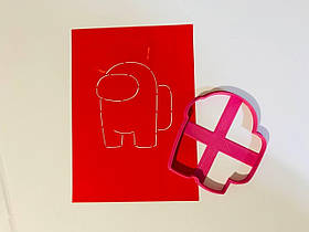 3D-формочки-вирубки для пряників "Among Us 1"