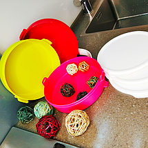 Набір контейнерів Tupperware Парад круглі з ручкою (3 шт по 880 мл) (РП2193), фото 5