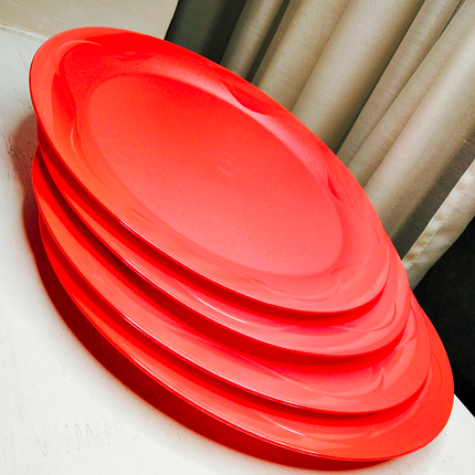 Тарілка для пікніку Tupperware велика плоска (набір 4 шт) (РП4343), фото 3
