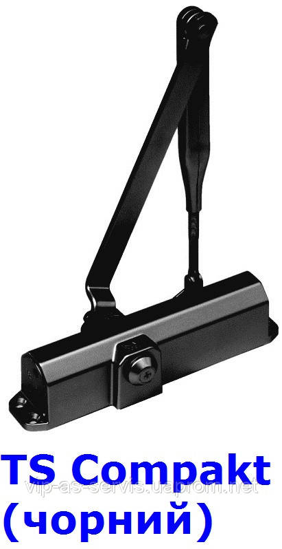Доводчик Dorma TS Compakt EN 2/3/4 з важільною тягою (чорний)